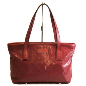 Gucci GG Imprime Joy tote bag red leather